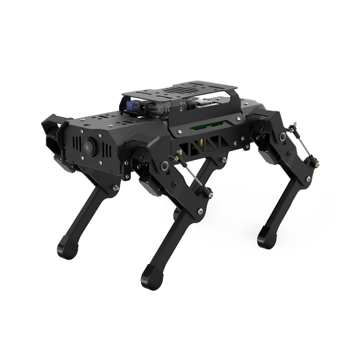 Hiwonder PuppyPi ROS Quadruped Robot with Raspberry Pi, Integrated with Large AI Model (ChatGPT), Supports AI Vision, Voice Interaction, LiDAR, and Robotic Arm Attachment Hiwonder PuppyPi ROS Quadruped Robot with Raspberry Pi, Integrated with Large AI Model (ChatGPT), Supports AI Vision, Voice Interaction, LiDAR, and Robotic Arm Attachment
